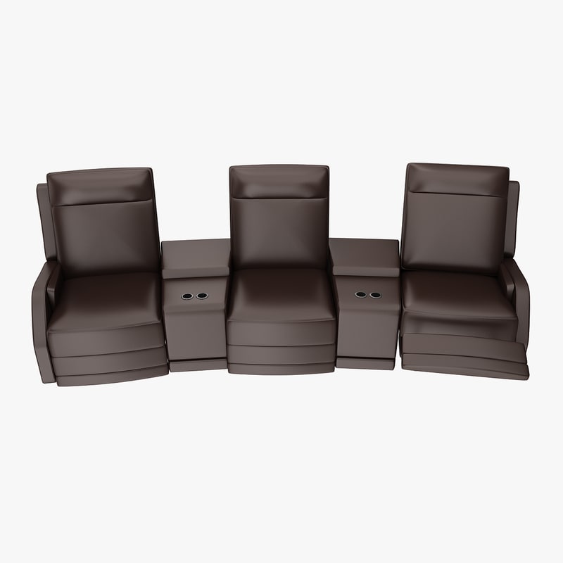 Sofa For Home Cinema With Two Blankets