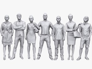 people pack casual 3d model