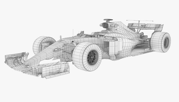 obj f1 mercedes amg w08