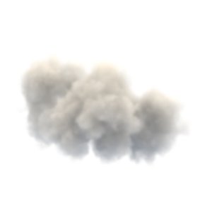 3d model volume cumulonimbus cloud
