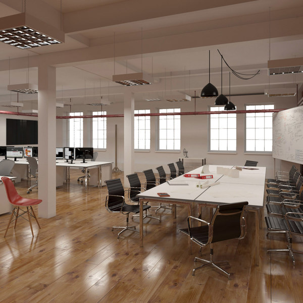 3d model generic loft office