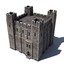 medieval castle 3d model