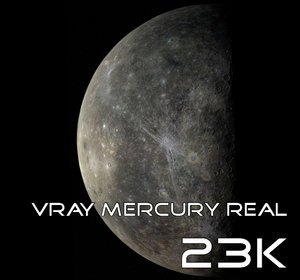 mercury real 23k 3d model