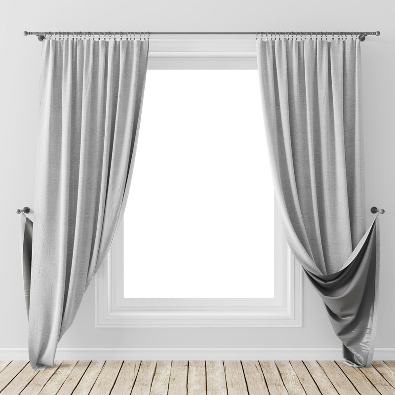 free curtain 3d model