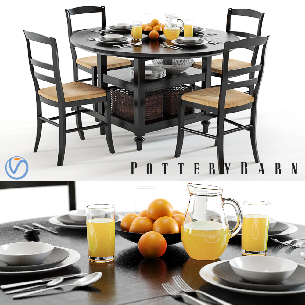Pottery Barn Shayne 3d Max
