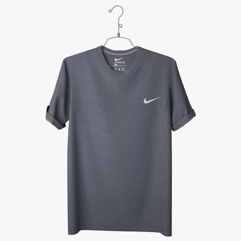 t shirt nike 3d model