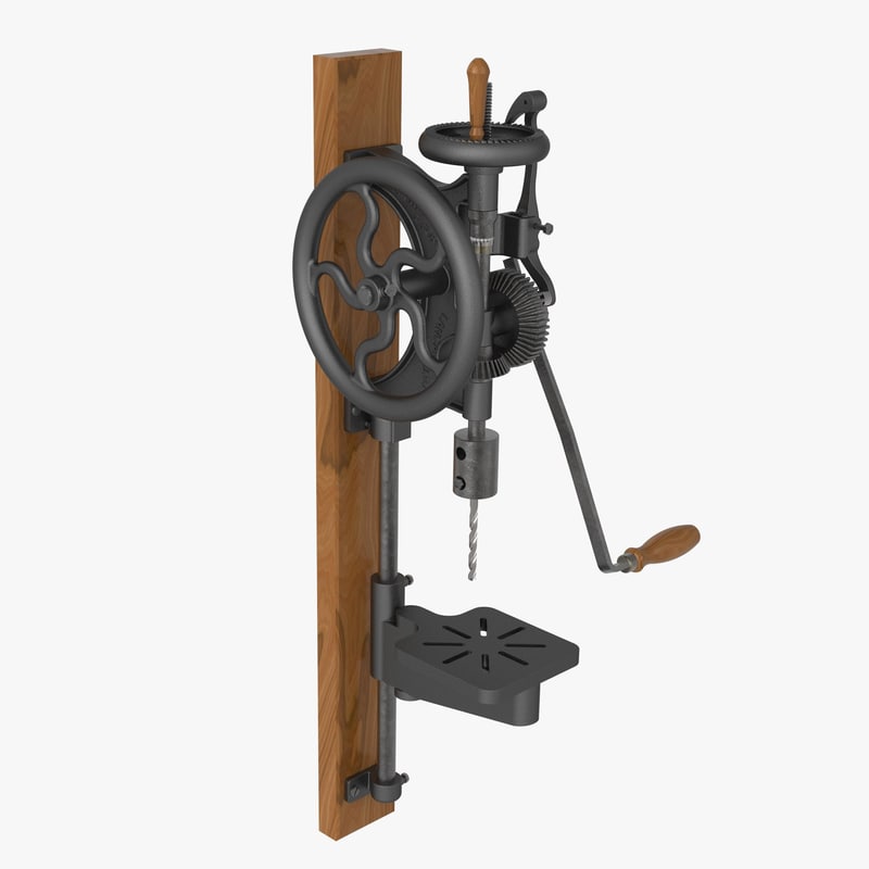 vintage post drill press max