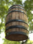 ready wooden barrel pbr 3d model