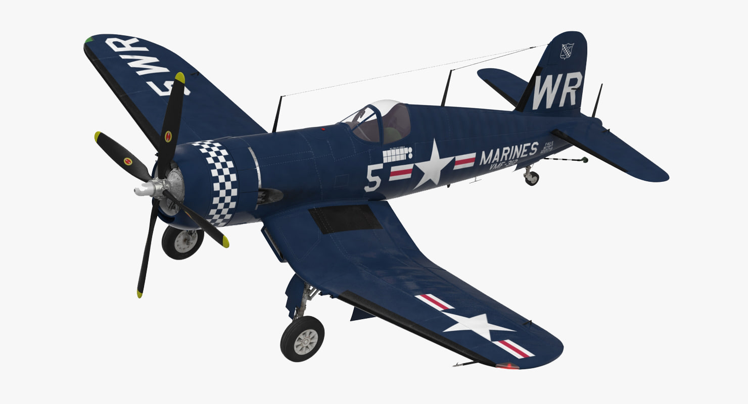 fighter f4u corsair marine corps 3ds