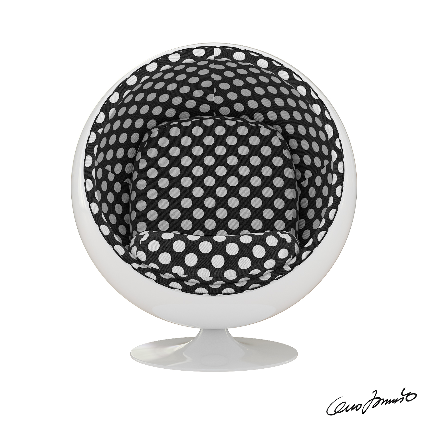 3d Model Ball Chair Eero Aarnio