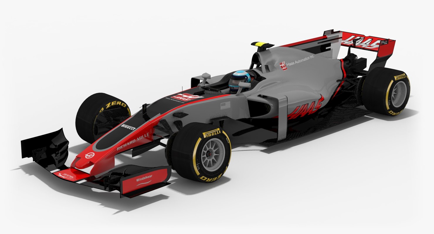 haas f1 model car