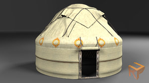 3d model nomad tent