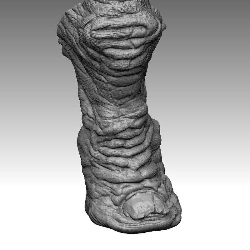 3d Monster Alien Finger 3 0380