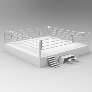 3d boxing ring