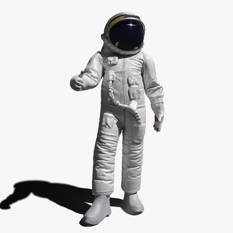 astronaut pbr 3d model