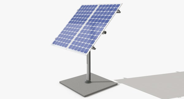 solar panel 3d model