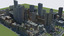 realistic city scene 3d max