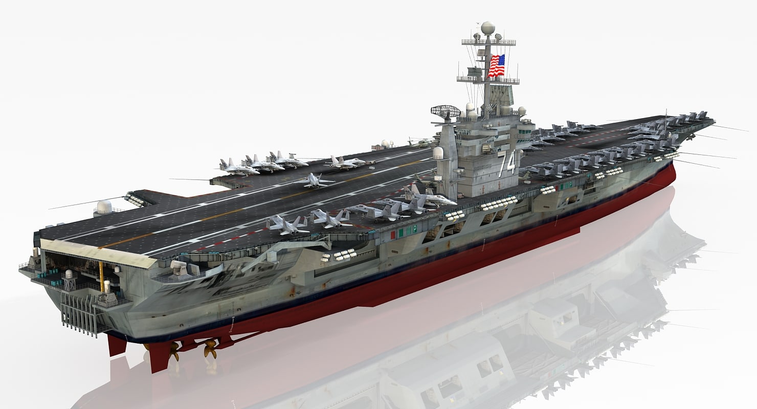 3d model uss john c stennis