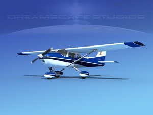 3d model cessna 172 skyhawk 1976