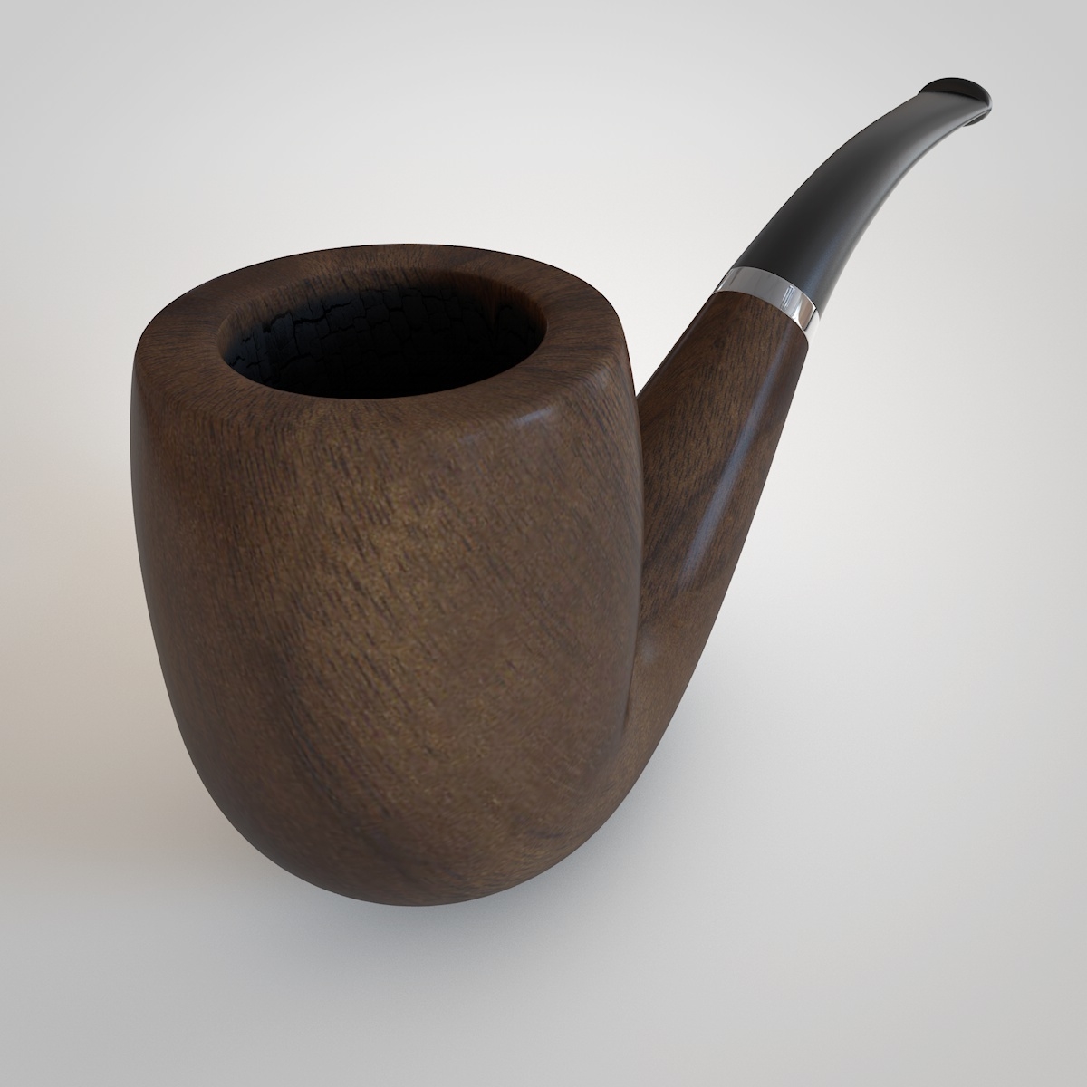 3d model smoking pipe