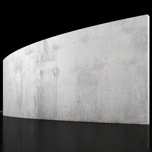 Concrete wall 6m long