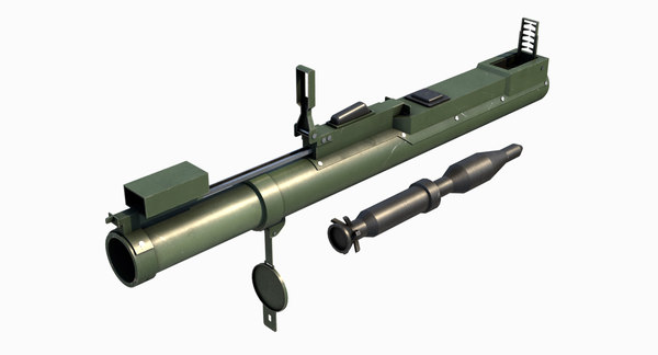 m72 law rocket launcher 3d model