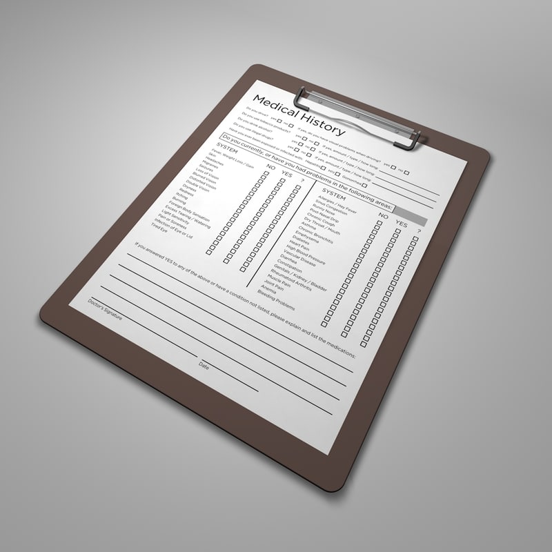 3d clipboard medical