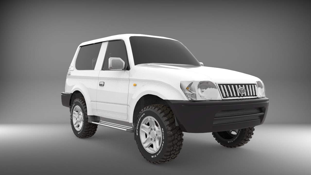 Toyota prado 3d model