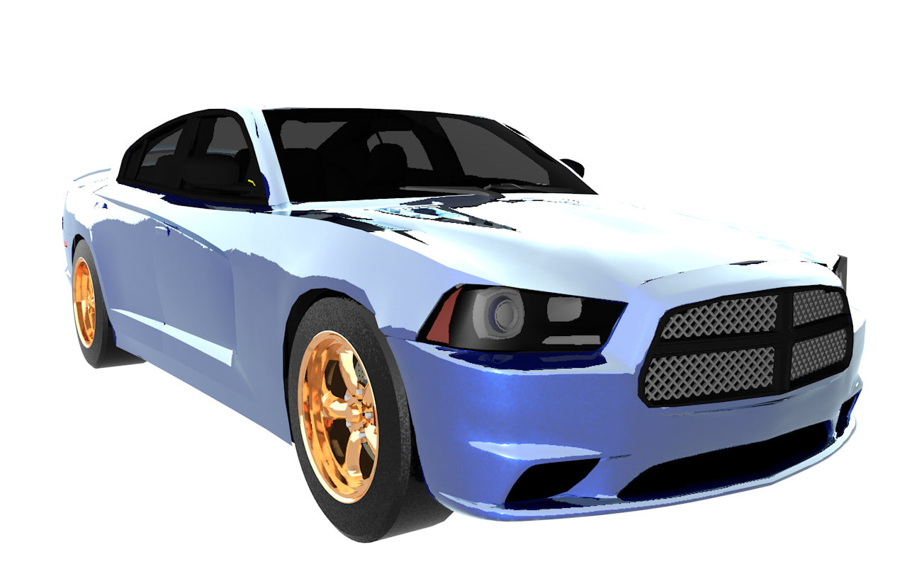 Dodge charger 3d models