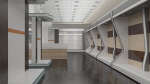 showroom tiles 3d model