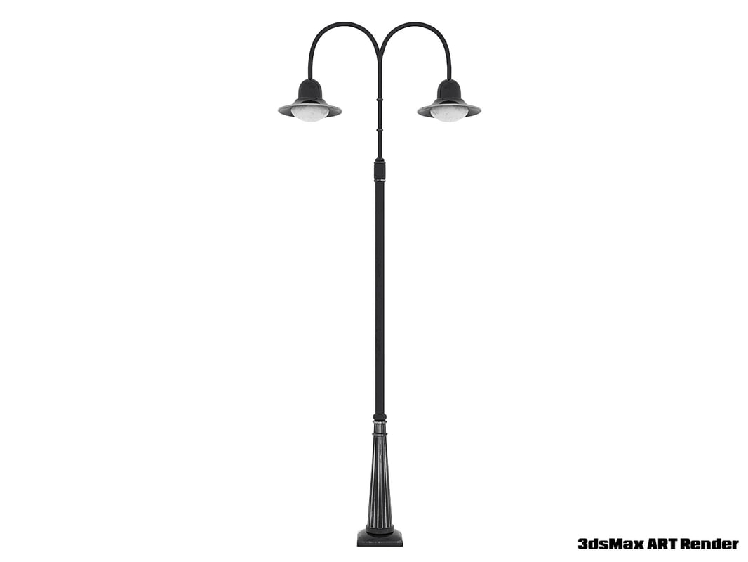 street lamp 3d max