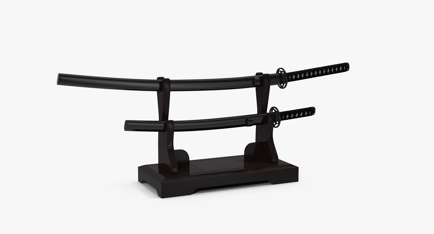 double-sword-stand-samurai-3d-3ds