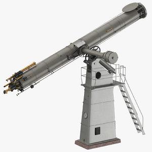 3d model observatory telescope