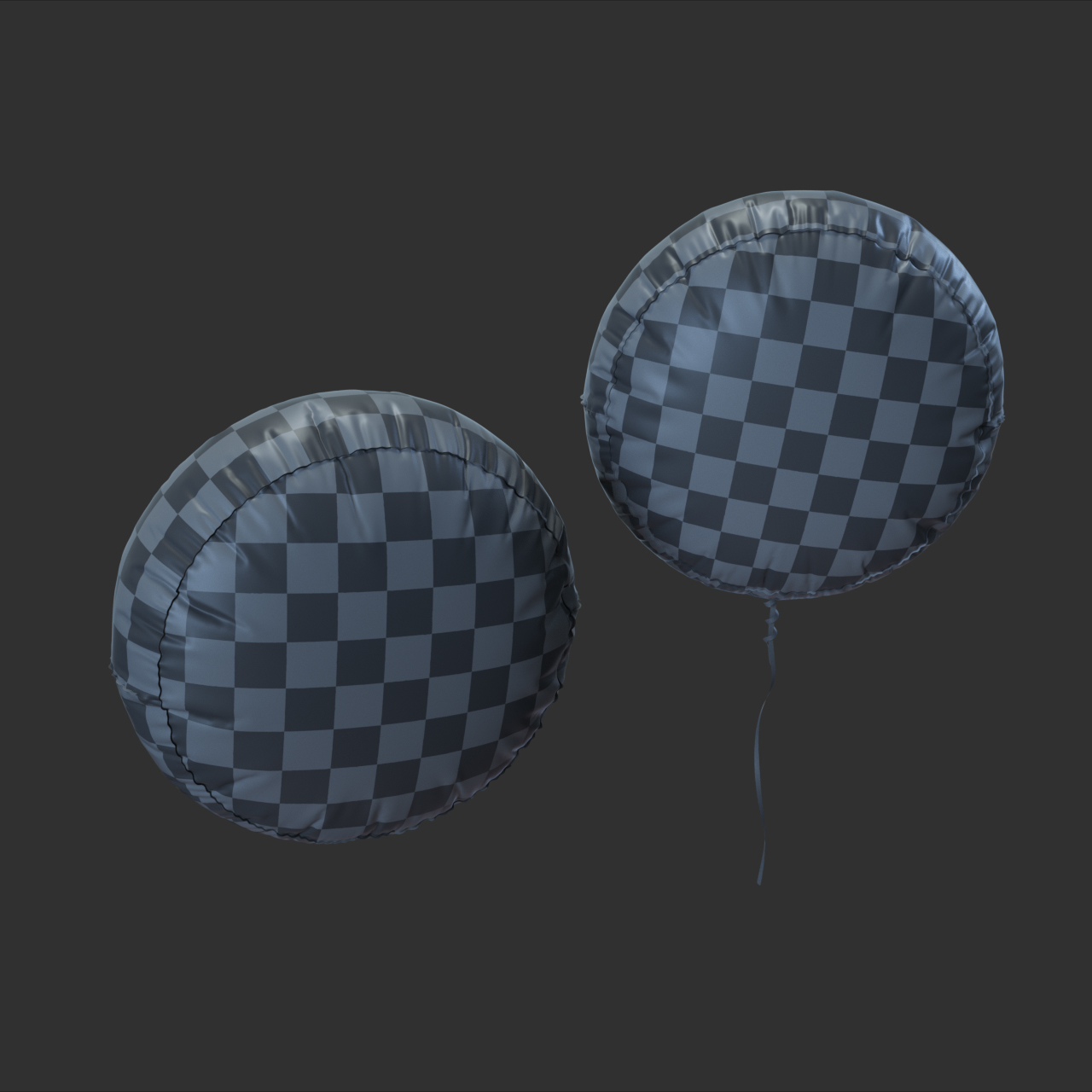 cylinder balloon obj