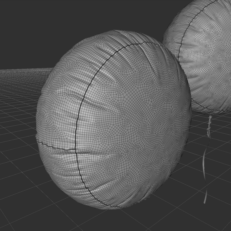 cylinder balloon obj