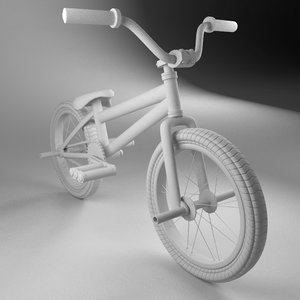 3d bmx bike model