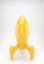 yellow rocket toy 3d obj