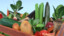 vegetables box 3d 3ds