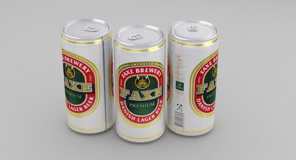 3d Beer Faxe Model