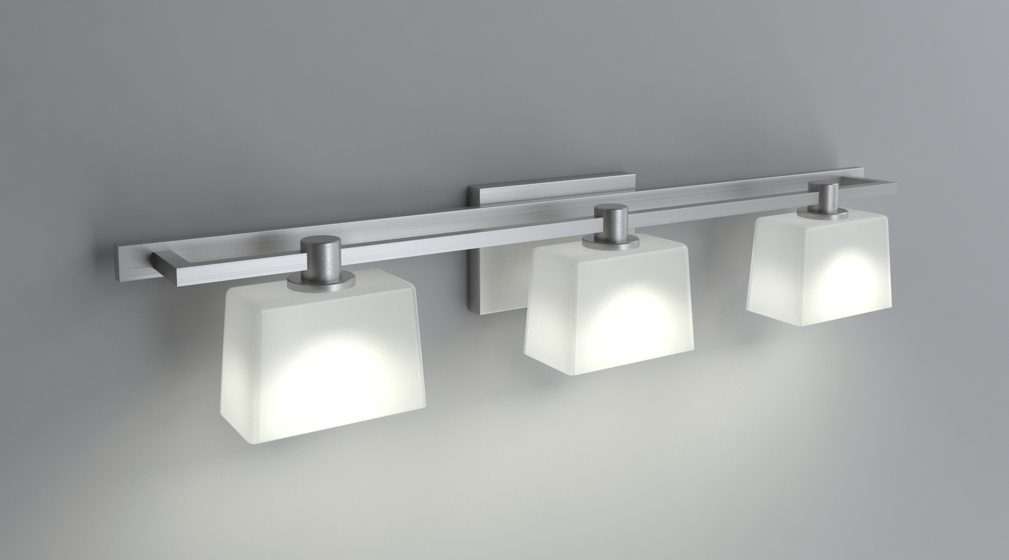 3d model bathroom light fixture