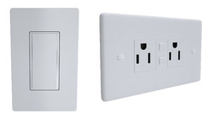 3d model lutron light switch outlet