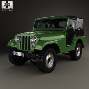 3d model jeep cj-5 cj