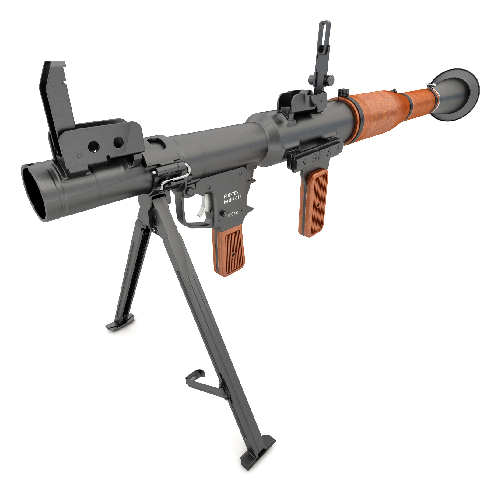 武器榴弹发射器rpg 7 v23d模型