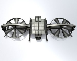 controllable drone design 3d 3ds