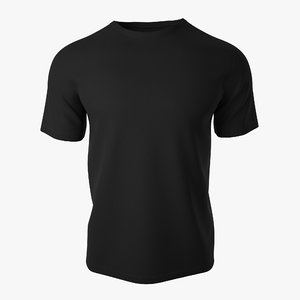 t shirt v2 black 3d max