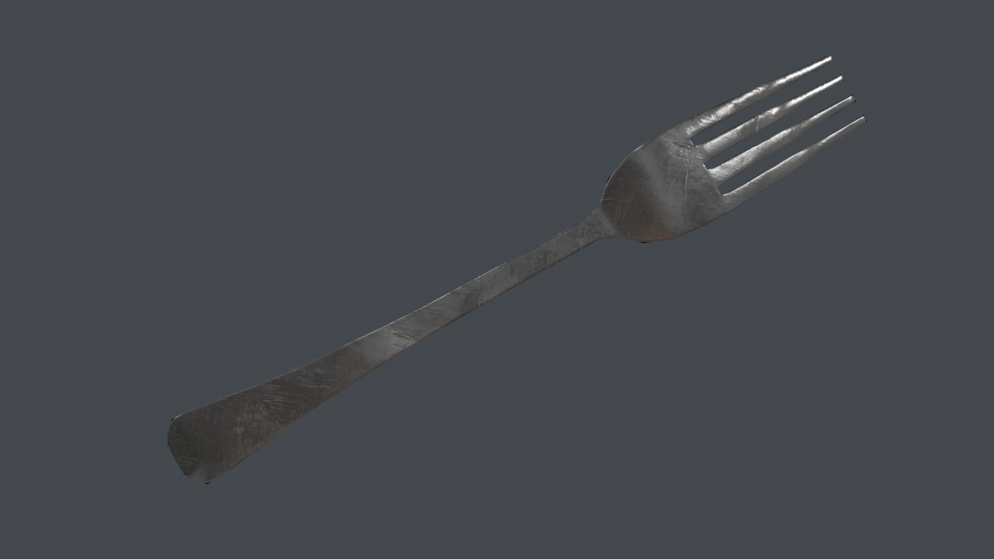 3d fork model