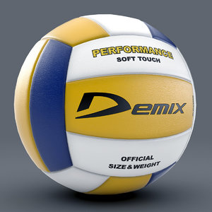 3d model volleyball 1