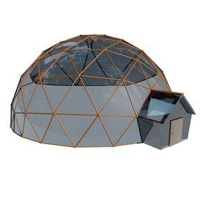3d model geodesic houses