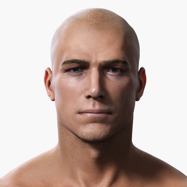 Photorealistic male body realistic head model 1142050 TurboSquid.