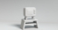 3D model cartoon furniture chair